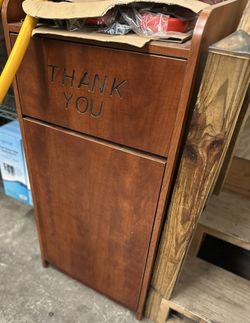 Used Trash Cabinet 