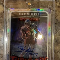 Shaun Alexander Thrillers Rookie Stars Autographed & Numbered