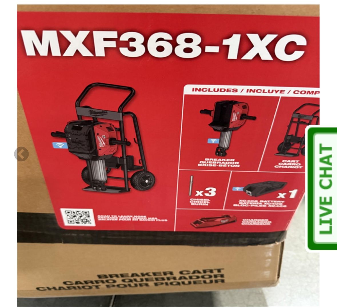 Milwaukee Mx Jack Hammer