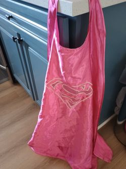 Pink Supergirl cape
