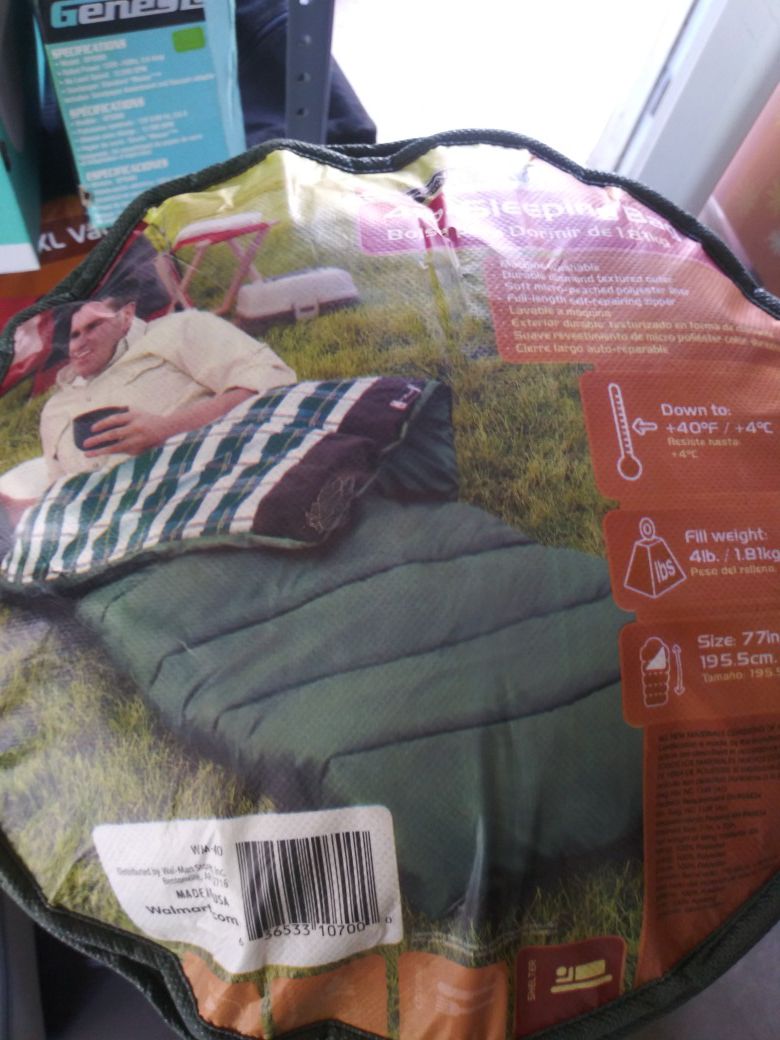 ** ozark sleeping bag **