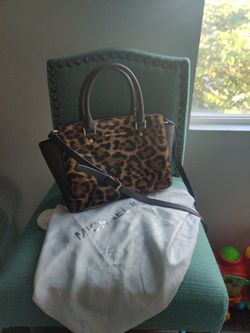 Michael Kors Leopard Satchel