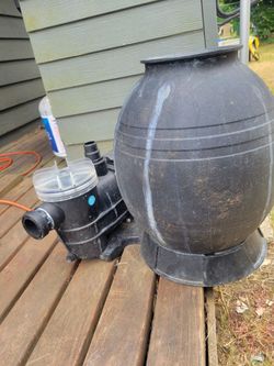 Pool sand filter pump and parts