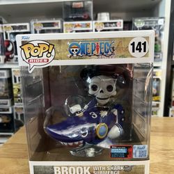 NEW IN HAND LE Brook w/ Shark Submerge Funko Pop RIDES #141 One Piece Animation