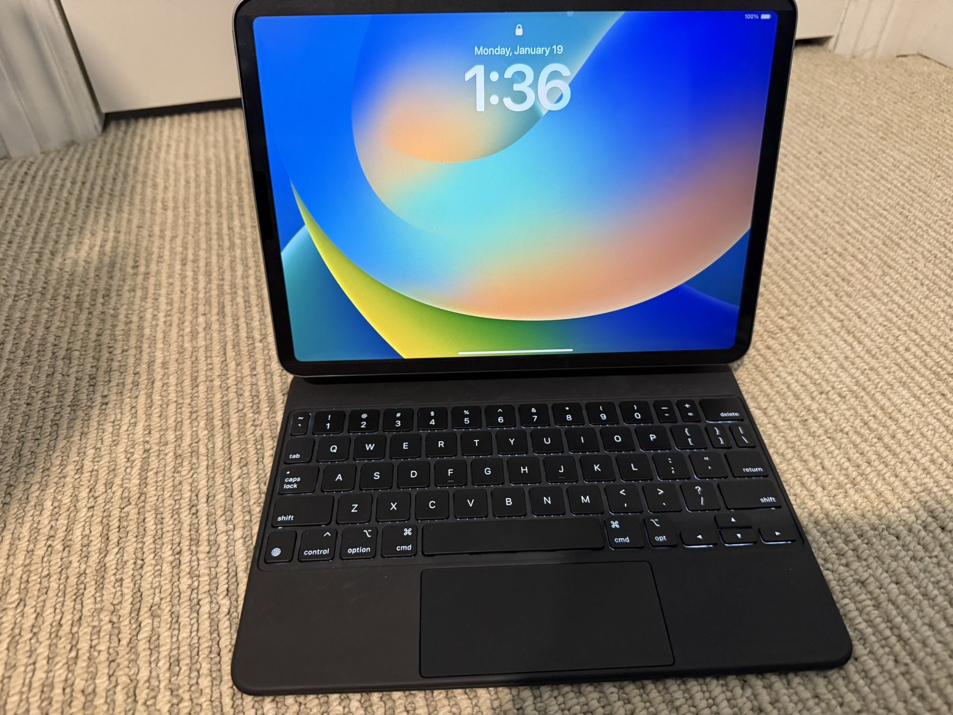 Apple Magic Keyboard: iPad Keyboard case for iPad Pro 11 inch (1st 2nd 3rd 4th gen) and iPad Air (4th 5th gen and M2)