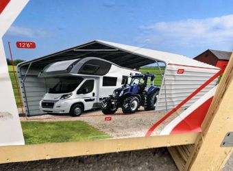 New Galvanized Metal Garages, Sheds & Carports
