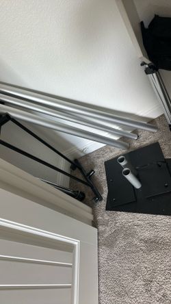 Aluminum Backdrop Stand Kit with Adjustable Height