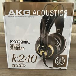 AKG Acoustics K240 Studio Headphones For Sale!