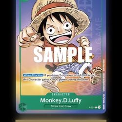 Luffy One Piece anime Expo promo 