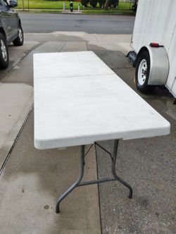 Rein table Large folding Lightweight table Outdoor Picnic Camp Portable 6 L x 2' 6"W