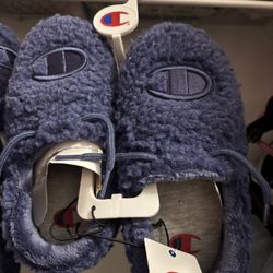Champion Adult University Slippers - BLUE W/6-M4