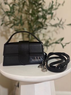 Jacquemus Black Leather Mini Bag