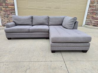 Costco Gray 2 PC Sectional Sofa