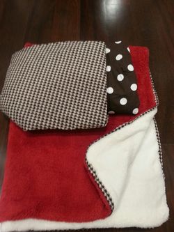 Brand New Cotton Tale Designs Houndstooth Crib set