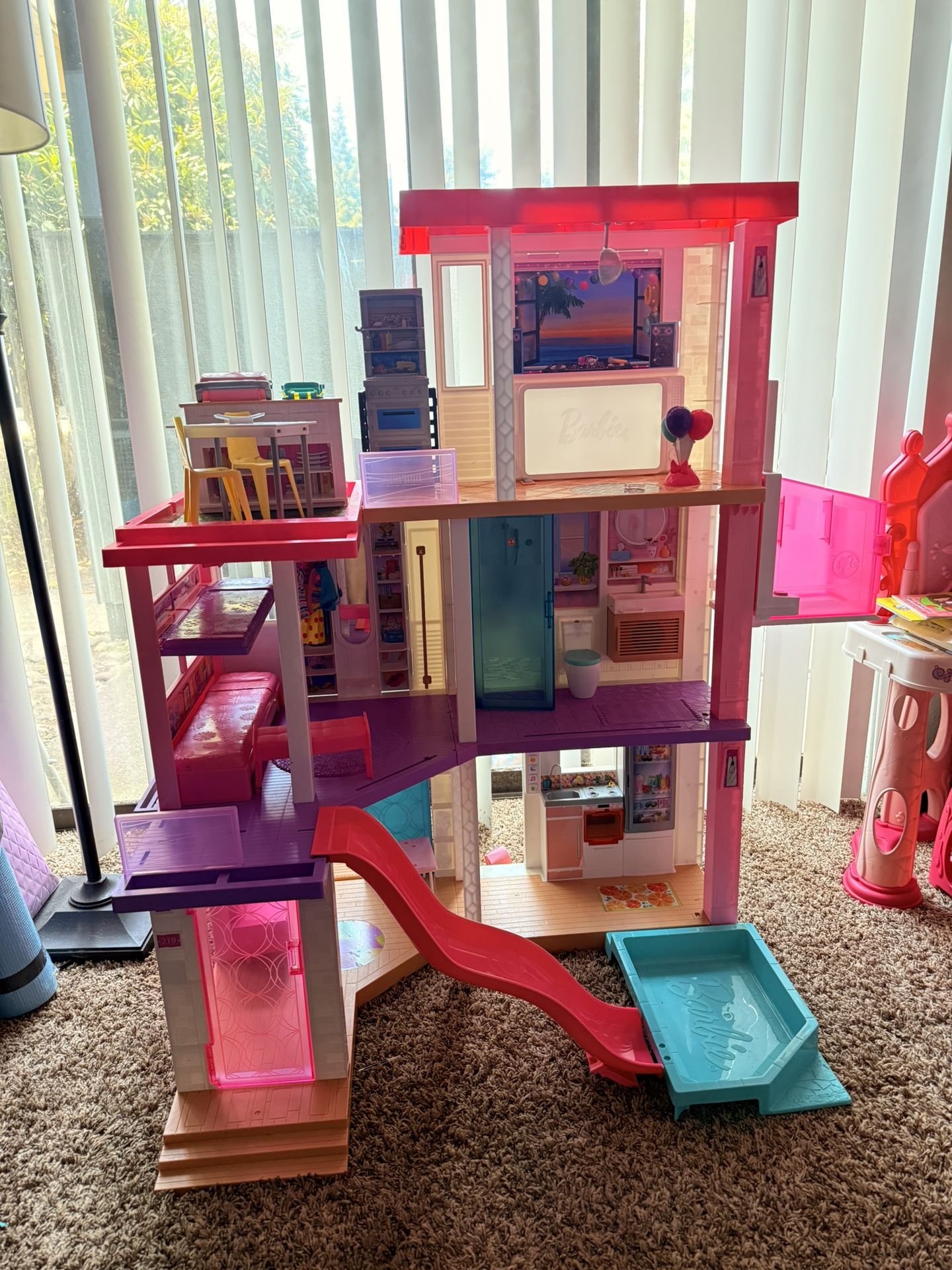Barbie Dream Dollhouse – Used w/ 100+ Accessories
