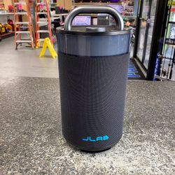 JLab SBEPICRBLK21 Epic Party Portable Bluetooth Speaker with RGB Lighting & 360° Sound in Original Box with Charger TPW015793
