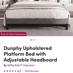 Queen Padded Head Board  And Frame