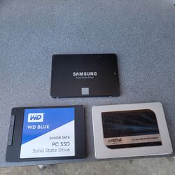 SSD Drive: 1TB / 500GB 2.5 SSD Solid state Drive.