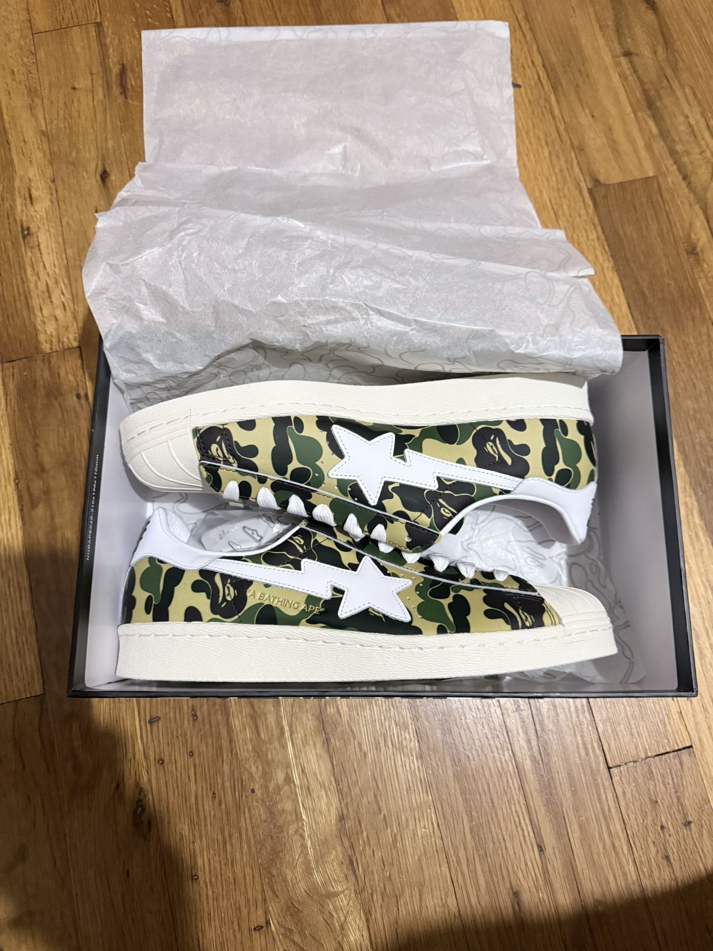 Adidas Superstar X Bape DS Brand New Sz9 Men