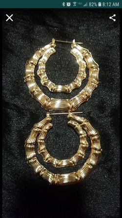 14k gold Big Big Hoops