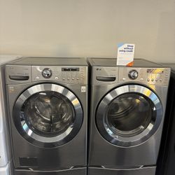 Lg Front Load Washer & Dryer Set🔌Comes With 60 Day Warranty 