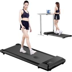2 in 1 Portable Treadmill, Under Desk Treadmills, Lightweight Mini Treadmill, 300 LBS Capability 