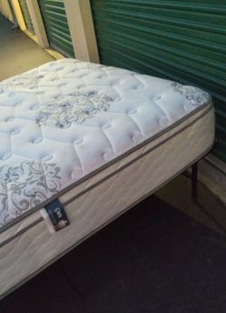 QUEEN BED FRAME WITH MATTRESS