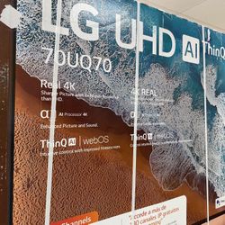 70”LG UHD 4K SMART TV