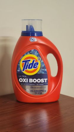 Tide Laundry Detergent Liquid with Ultra Oxi Boost, Advanced Stain Remover, 73 fl oz (52 Loads)