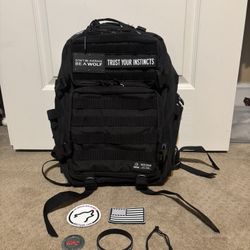 WOLFpak 25L "Alpha Black" Backpack