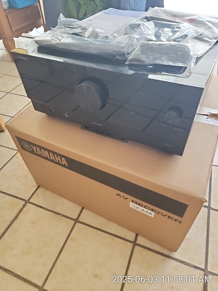 Yamaha Aventage RX-A4A 7.2 Channel 8K Home Theater Receiver