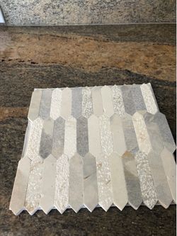 Marble tile, backsplash