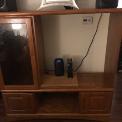 Oak Entertainment Center 