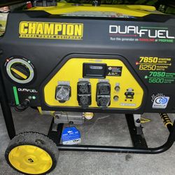 Generator! Propane or Gas. NEW 