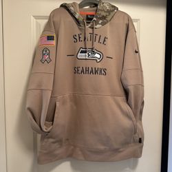 Seattle Seahawks Camo And Tan Sweatshirt Nike