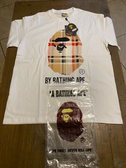 Burberry bape shirt size S,M,L,XL,2XL available