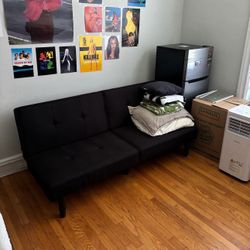 Black Futon Couch 