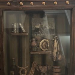 Vintage Western Shadow Box Decor