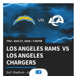 LA Rams vs LA Chargers NFL Ticket Aug 27 2026