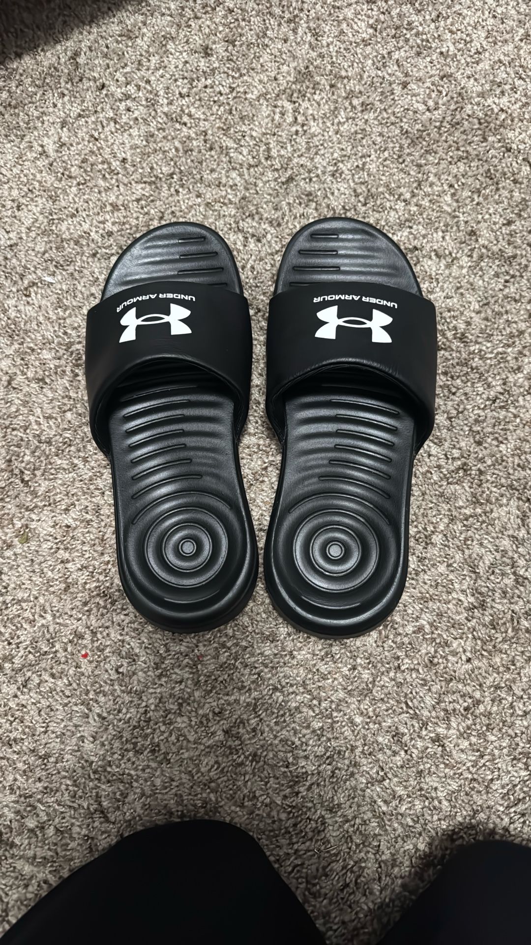 New Under Armour Slides Size 9
