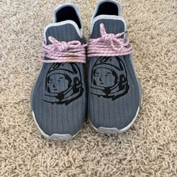 Adidas NMD Hu Pharrell x Billionaire Boys Club Astronaut Blue Pink Laces USM 10