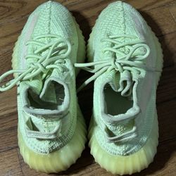 Adidas Yeezy Boost 350 V2 GID "Glow" Green Unisex Size M 6.5/W 9 Sneakers EG5293