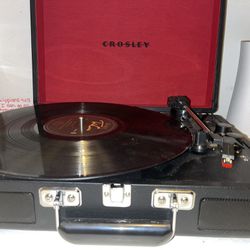 Record Player With Two Front And Back Records