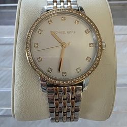 Michael Kors 'Melissa' Gold and Silver Watch MK-4394