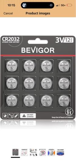 BEVIGOR 2032 Battery
