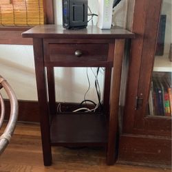 Two End Tables Or Night Stand