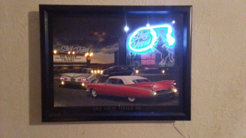 Classic Cars L.E.D./ Neon Picture 