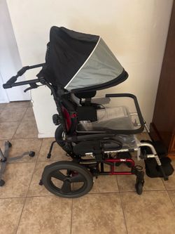 Arc Tilt-in-Space Wheelchair with Canopy