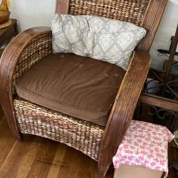 2- Old Wicker Chairs 