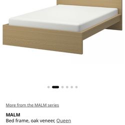 Queen Bed Frame + Mattress Set – Clean, Great Condition – $350